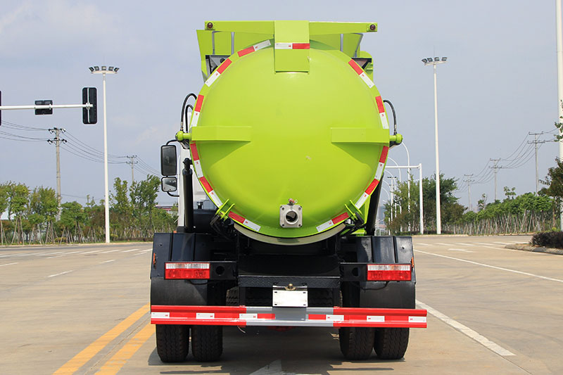 東風D9國六 8方 圓罐餐廚垃圾車圖片5