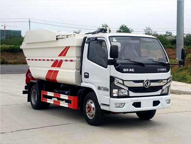 東風多利卡后裝掛桶垃圾車