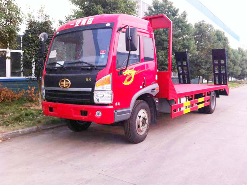 解放賽龍10版平板運(yùn)輸車(chē)全新視圖